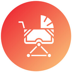 Vector Design Baby Stroller Icon Style