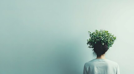 The Growth Within: A Surreal Portrait of Nature and Self
