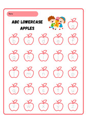 Help your child master the English Alphabet with this fun and engaging A to Z Tracing Worksheet! This printable worksheet is designed for preschoolers, kindergarten learners, and early education stude