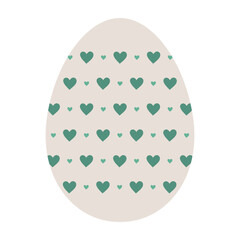 Colorful Easter egg illustrations featuring rabbits, carrots, and abstract patterns