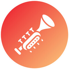 Vector Design Trumpet Icon Style