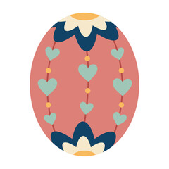 Colorful Easter egg illustrations featuring rabbits, carrots, and abstract patterns