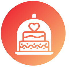 Vector Design Cake Dome Icon Style
