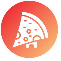 Vector Design Pizza Slice Icon Style