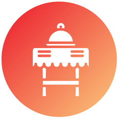 Vector Design Dining Table Icon Style