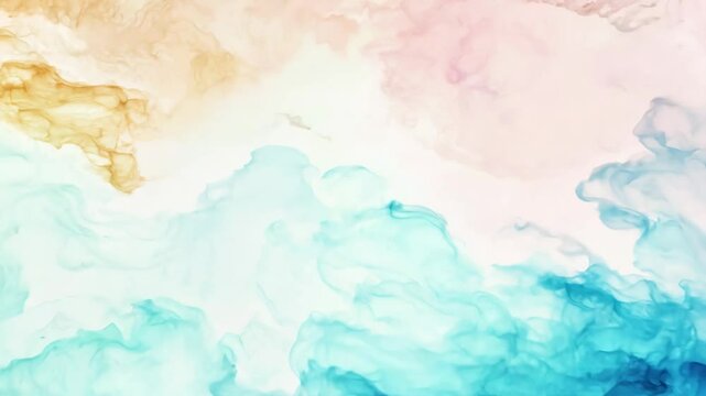 A blue and pink swirl of smoke. The blue is the dominant color. The pink is in the background