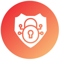 Vector Design Lock Icon Style