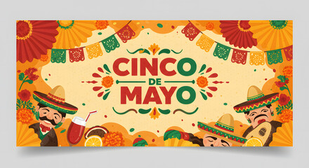 Fototapeta premium Cinco De Mayo Celebration