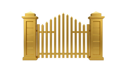 Isolated Golden Gate for Entrance and Security
