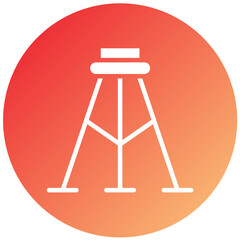 Surveyor's Tripod Vector Design Icon Style