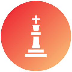 Obraz premium Chess Piece Vector Design Icon Style