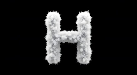 Cloud Letter H: A Fluffy Alphabet