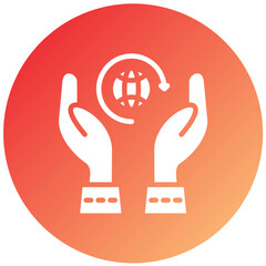 Eco System Protection Vector Design Icon Style