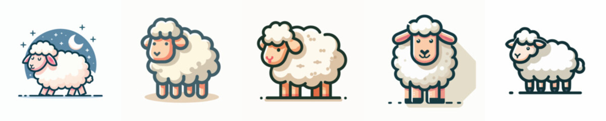 Vector of a sheep.