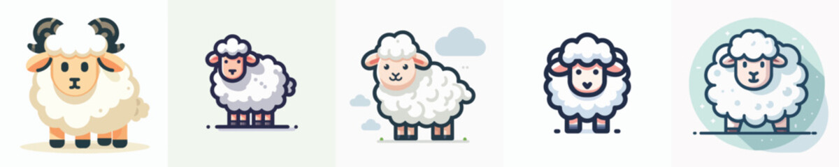Vector of a sheep.