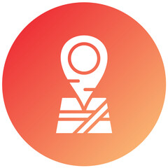 GPS Tracker Vector Design Icon Style
