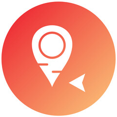 West Arrow Vector Design Icon Style