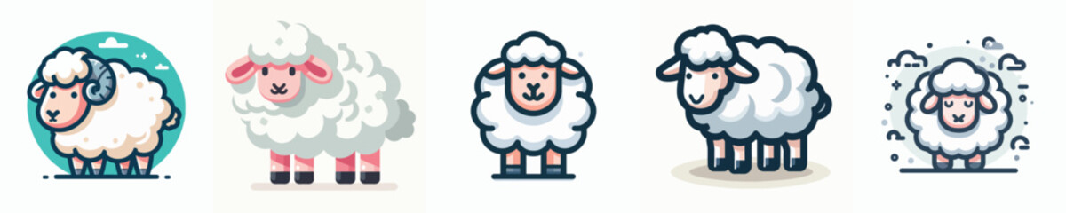 Vector of a sheep.