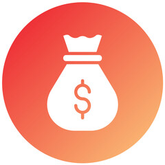 Vector Design Money Bag Icon Style