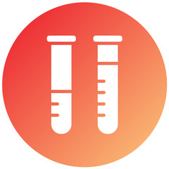 Vector Design Test Tubes Icon Style