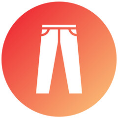 Vector Design Trousers Icon Style