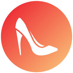 Vector Design High Heels Icon Style