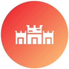 Vector Design Sand Castle Icon Style