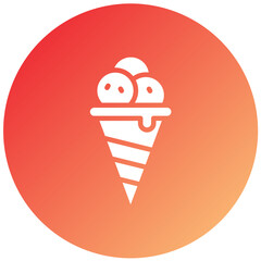 Vector Design Ice Cream Icon Style