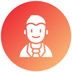 Vector Design Character Male Icon Style