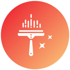 Vector Design Glass Cleaner Icon Style
