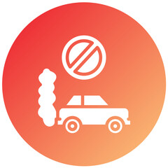 Vector Design Emission Test Icon Style