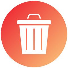 Vector Design Trash Can Icon Style