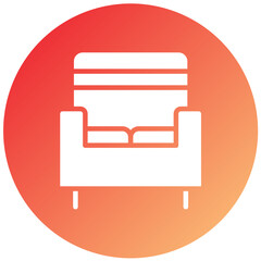 Vector Design Armchair Icon Style