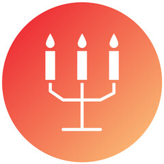 Vector Design Candlestick Icon Style