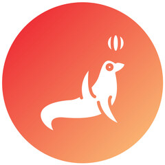 Naklejka premium Vector Design Seal Icon Style