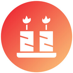 Vector Design Candle Icon Style