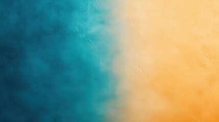 Obraz premium A vibrant gradient blending teal and orange hues, creating an artistic and calming visual effect.