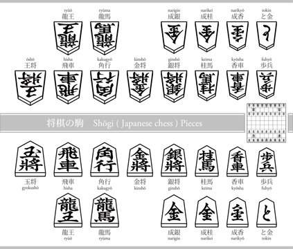 将棋の駒 Shogi (Japanese chess) Pieces
