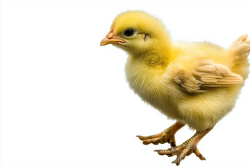 Fototapeta premium baby chicken isolated on white background