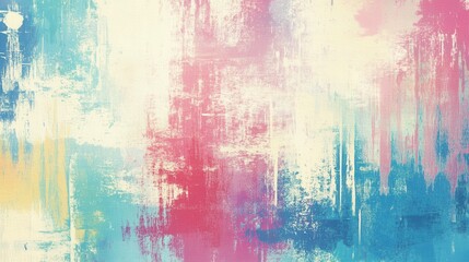 Obraz premium Abstract Colorful Texture with Pink, Blue, and Cream Hues