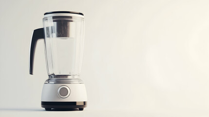 Modern blender appliance for smoothie preparation and healthy eating habits, studio shot