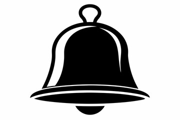  bell icon line art silhouette vector illustration