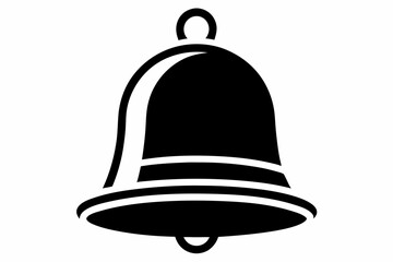  bell icon line art silhouette vector illustration