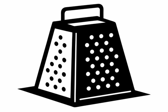 recommend clip art: electric cheese grater line art silhouette vector illustration
