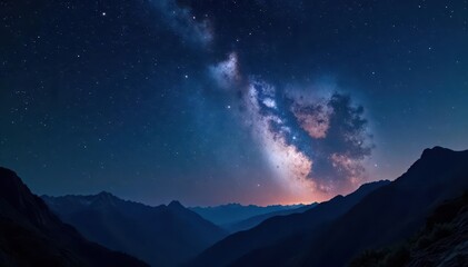 Infinite star-dusted sky; deep, rich blackness , cosmic dust, starfield