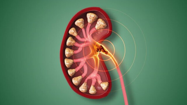 Kidney Stone Pain Triggering Urinary Tract Discomfort