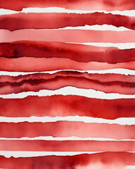 This illustration of red material features abstract geometric patterns.