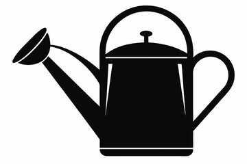 watering can icon line art silhouette vector illustration