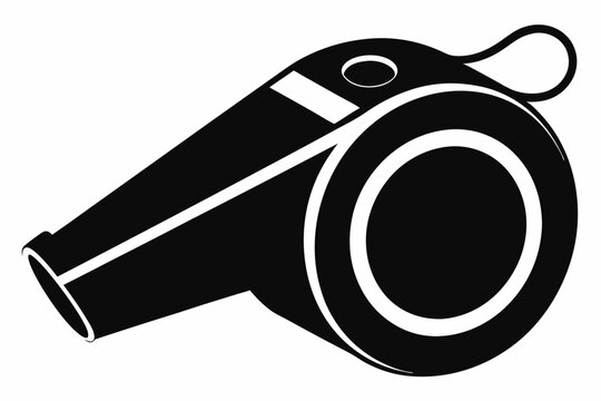 recommend clip art: whistle icon line art silhouette vector illustration