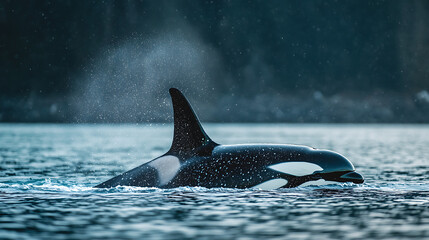 Obraz premium dolphin in the water